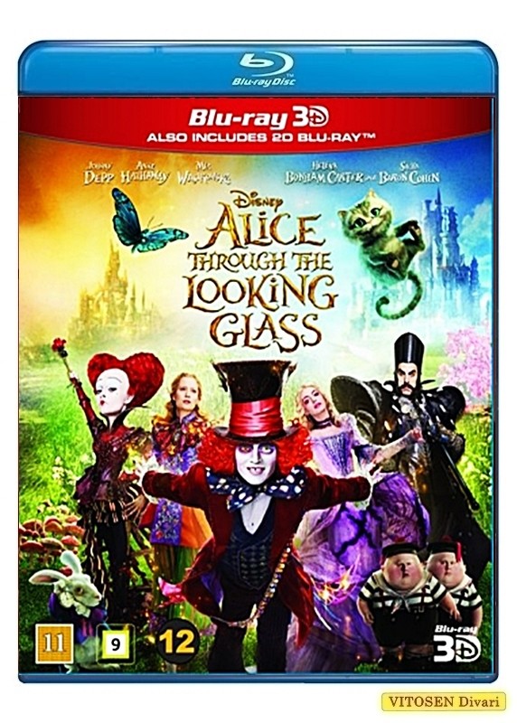 Alice Through the Looking Glass / Liisan seikkailut peilimaailmassa (Blu-ray 3D + Blu-ray)