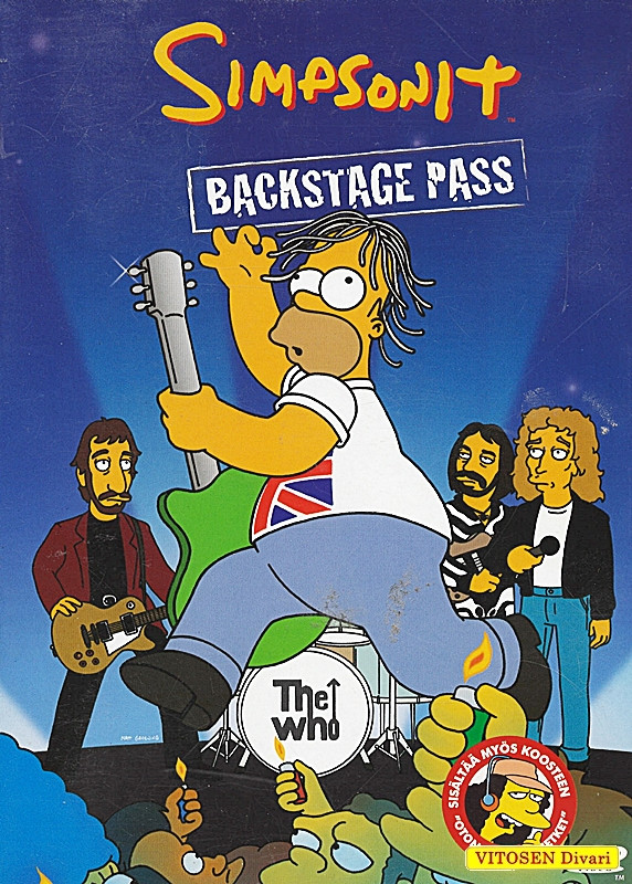 Simpsonit Backstage pass