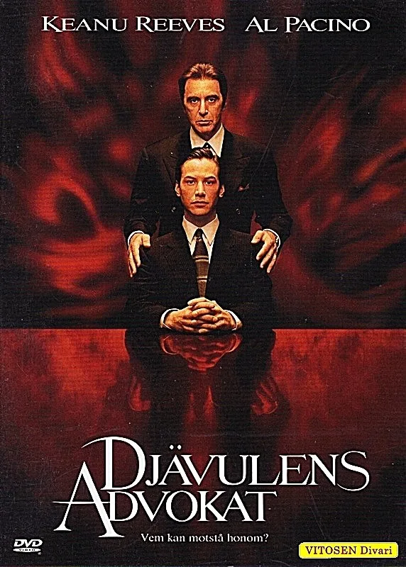 Djävulens Advokat - Paholaisen asianajaja, ruotsalainen kansi