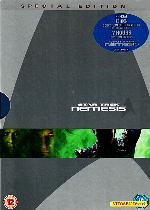 Star Trek Nemesis englantilainen kansi