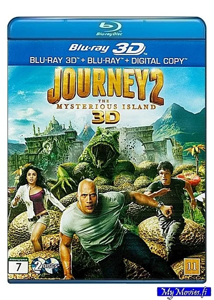 Journey 2: The Mysterious Island / Matka 2: Salainen saari (Blu-ray 3D+Blu-ray)